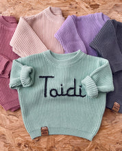 Load image into Gallery viewer, 4+ MONTHS SIZES-The Geansaí Beag-personalised jumpers