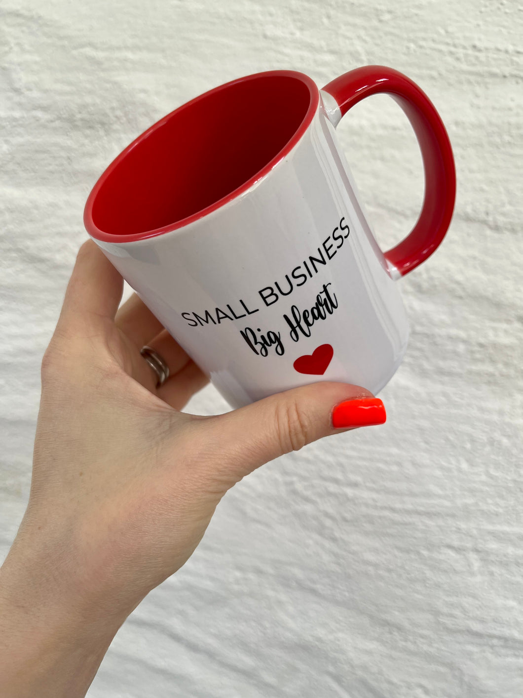 Small business Big heart ceramic mug